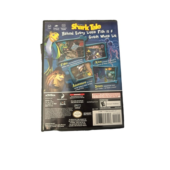 DreamWorks Shark Tale Nintendo GameCube Video Game - Picture 3 of 3